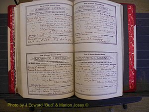 Richmond Marriages, Book LL, 1918 P 462-463.JPG