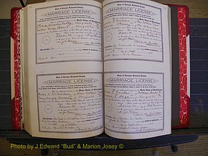 Richmond Marriages, Book LL, 1918 P 482-483.JPG