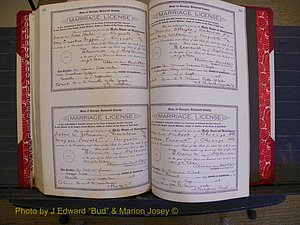 Richmond Marriages, Book LL, 1918 P 498-499.JPG