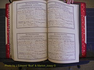 Richmond Marriages, Book LL, 1918 P 520-521.JPG