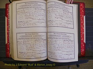 Richmond Marriages, Book LL, 1918 P 534-535.JPG