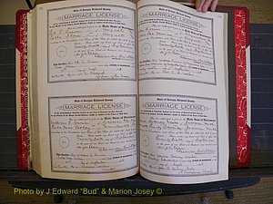 Richmond Marriages, Book LL, 1918 P 538-539.JPG