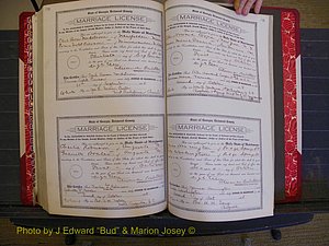 Richmond Marriages, Book LL, 1918 P 548-549.JPG