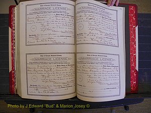 Richmond Marriages, Book LL, 1918 P 560-561.JPG