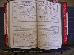 Richmond Marriages, Book LL, 1918 P 562-563.JPG