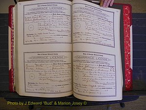 Richmond Marriages, Book LL, 1918 P 604-605.JPG