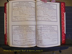 Richmond Marriages, Book LL, 1918 P 610-611.JPG