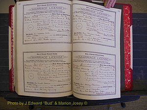 Richmond Marriages, Book LL, 1918 P 642-643.JPG
