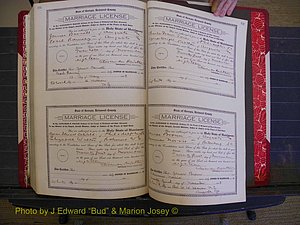 Richmond Marriages, Book LL, 1918 P 644-645.JPG