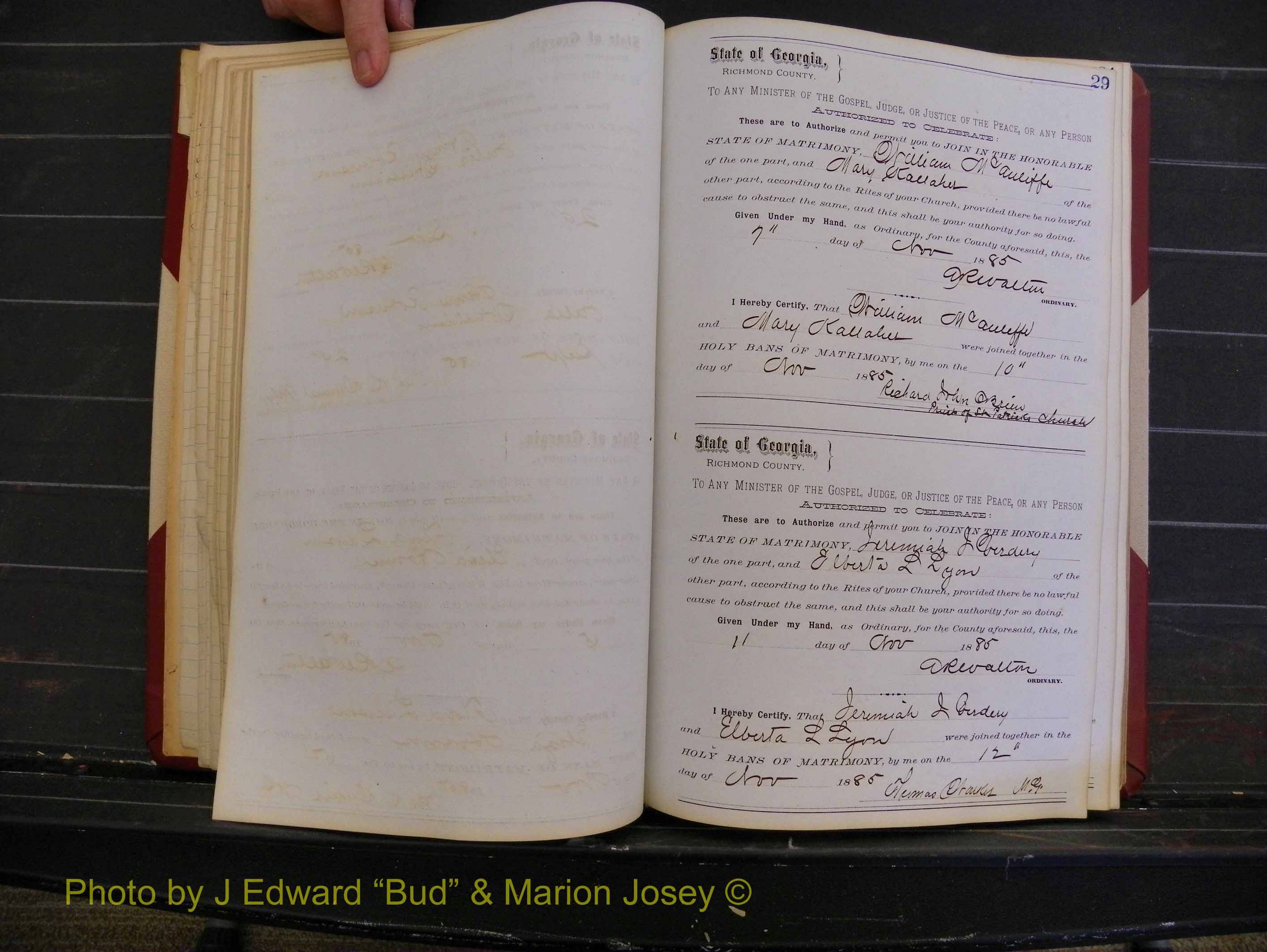 Richmond Marriages, Book O, 1881-1887 P 029.JPG