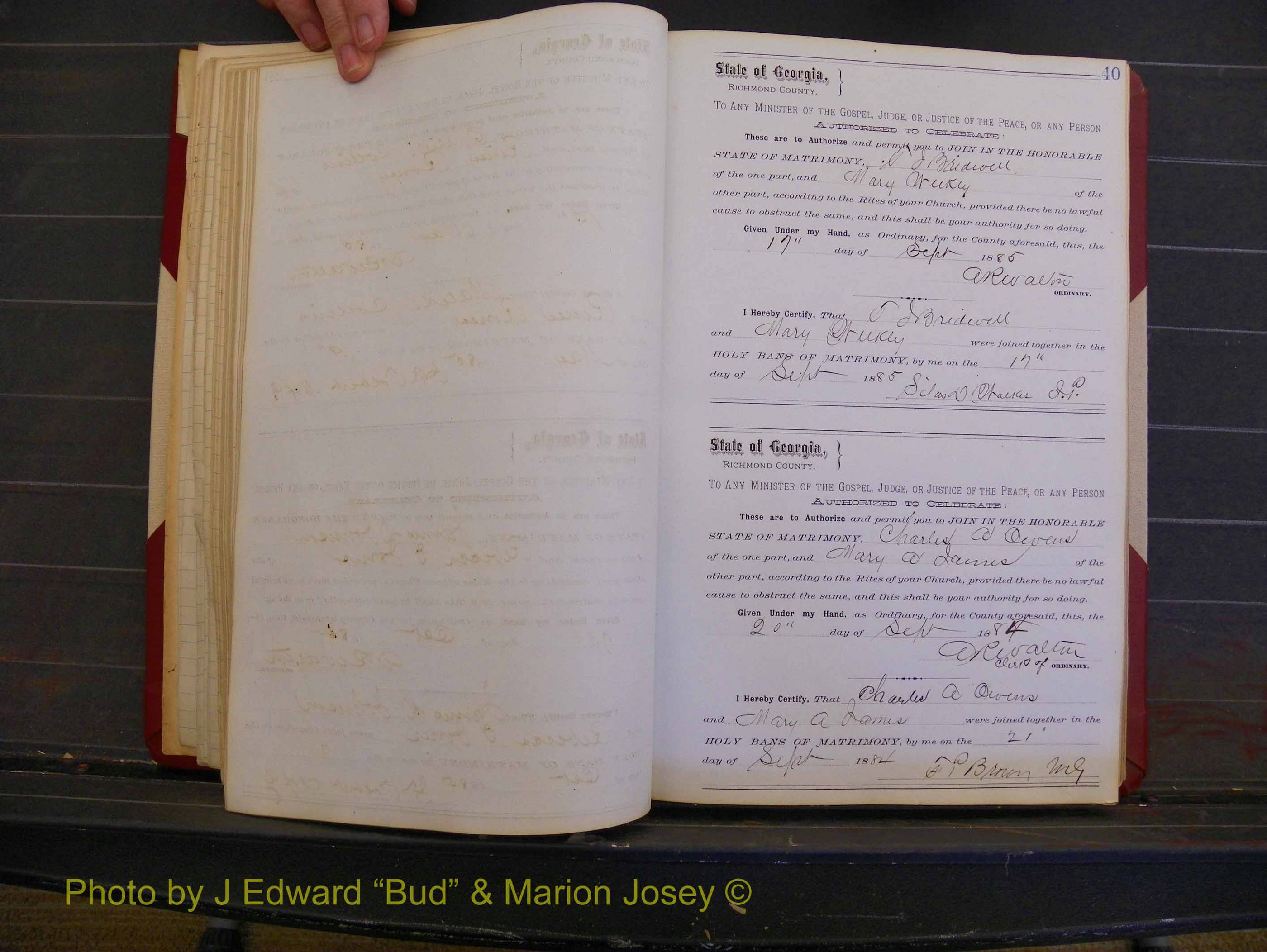 Richmond Marriages, Book O, 1881-1887 P 040.JPG