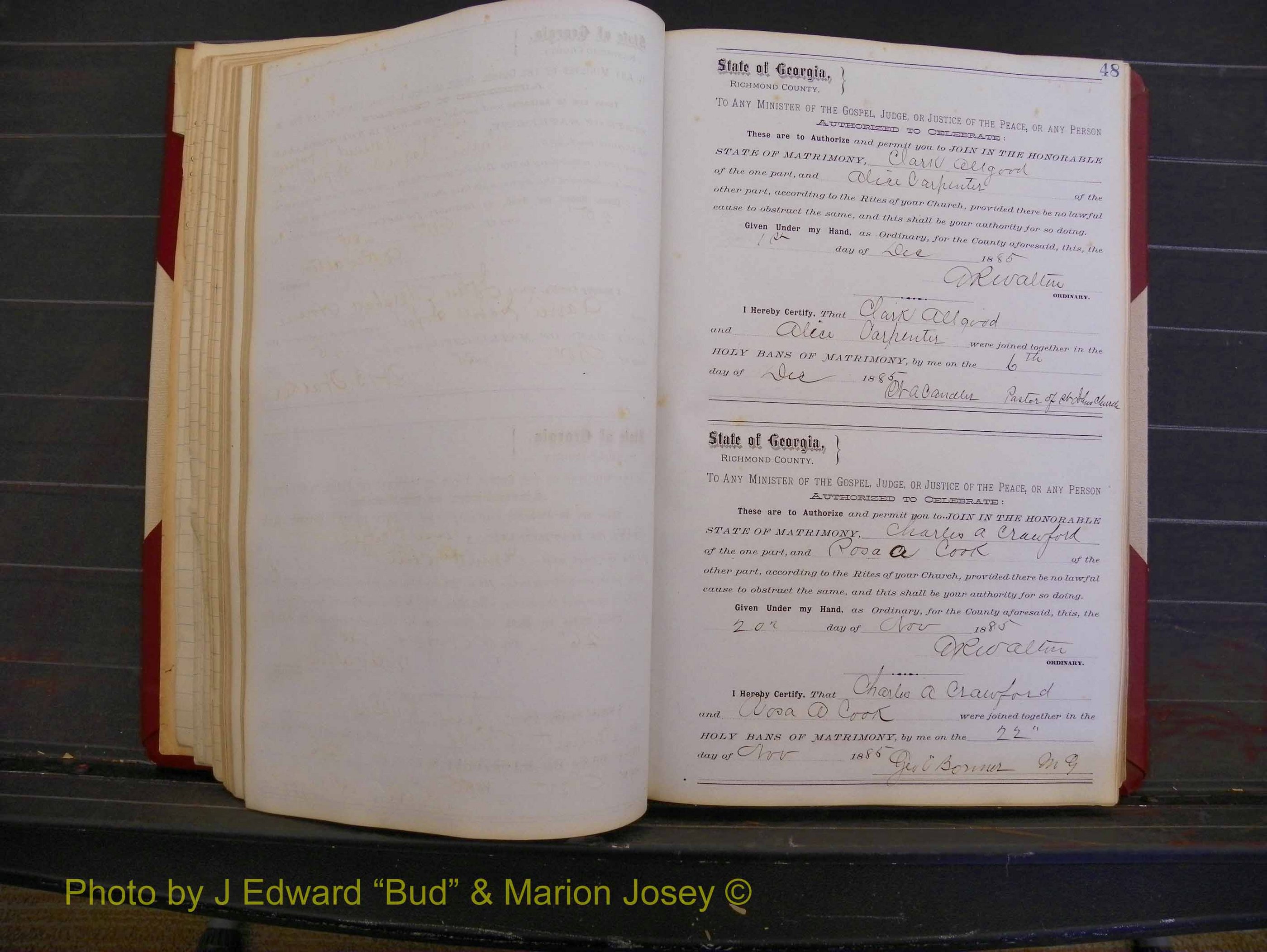 Richmond Marriages, Book O, 1881-1887 P 048.JPG
