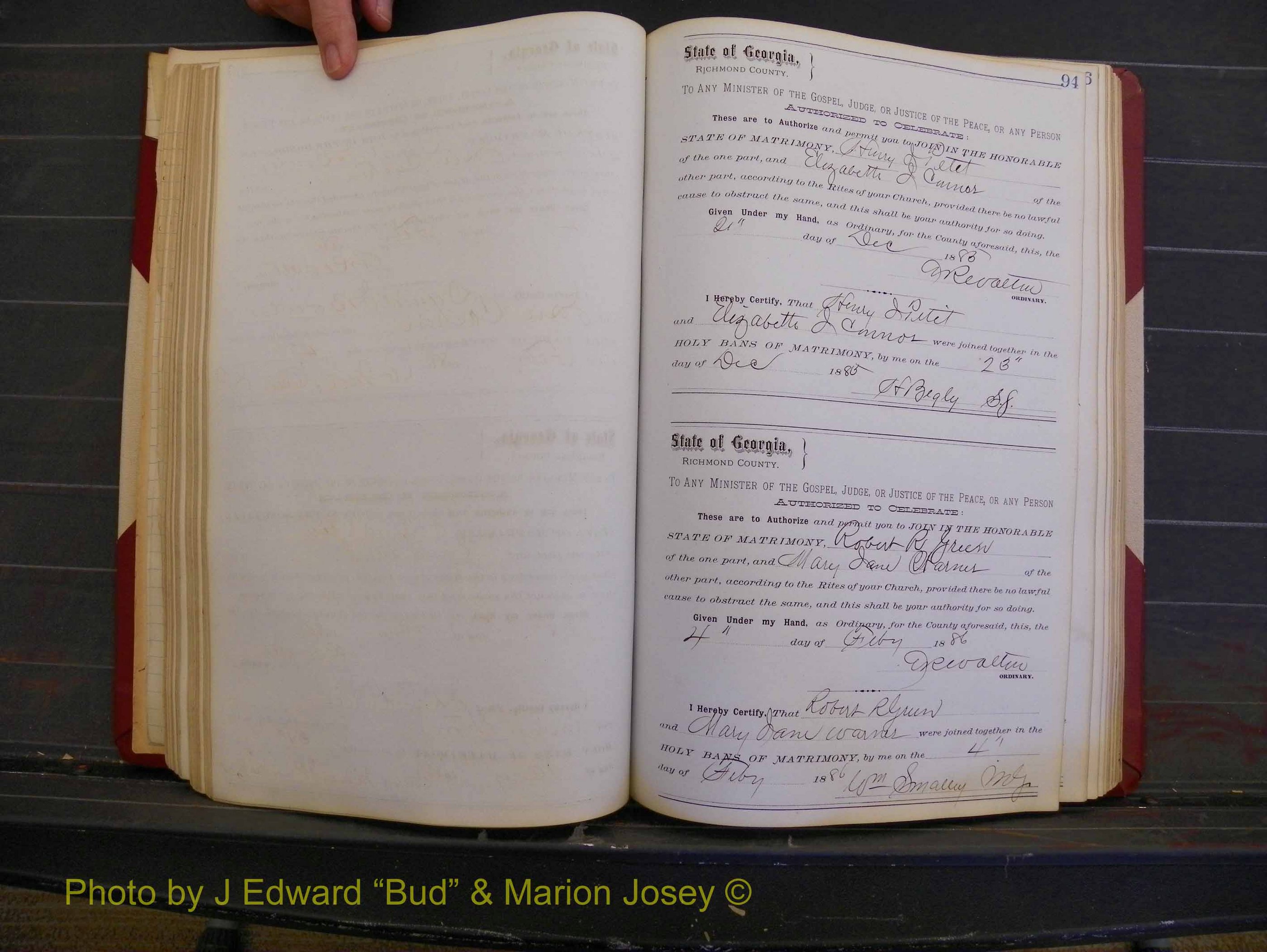 Richmond Marriages, Book O, 1881-1887 P 094.JPG
