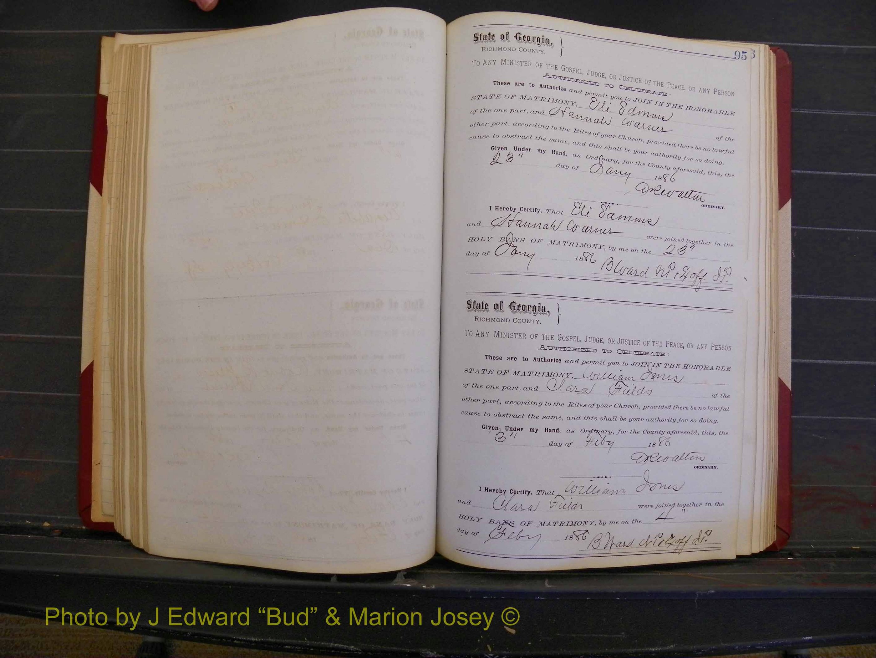 Richmond Marriages, Book O, 1881-1887 P 095.JPG
