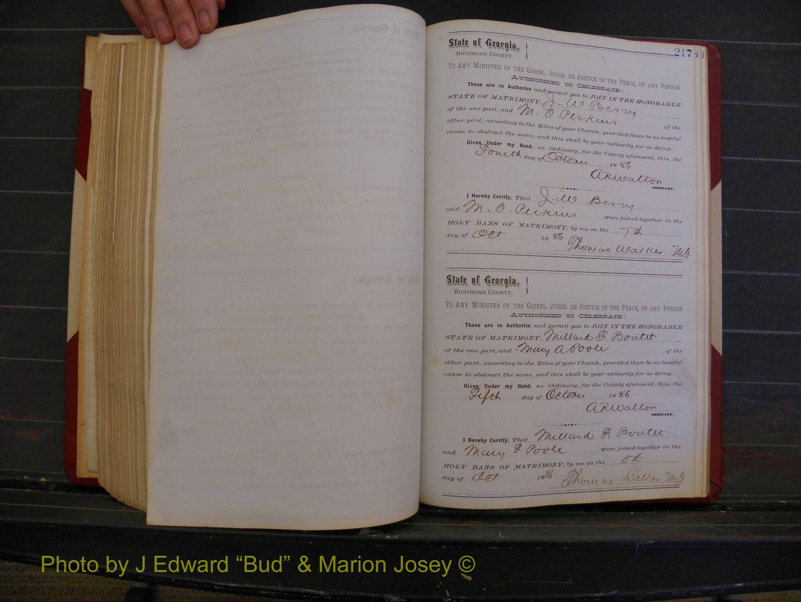 Richmond Marriages, Book O, 1881-1887 P 217.JPG