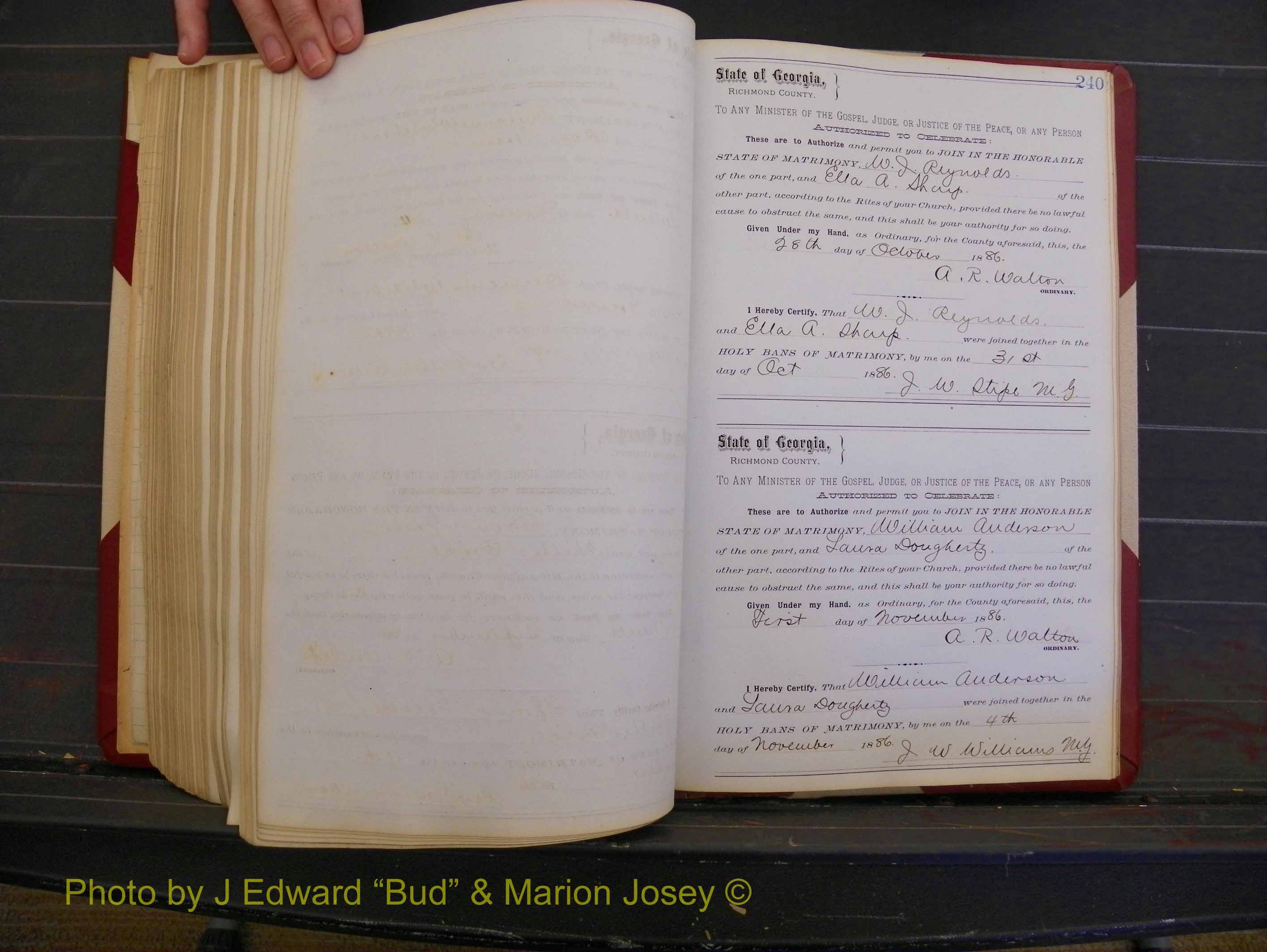 Richmond Marriages, Book O, 1881-1887 P 240.JPG
