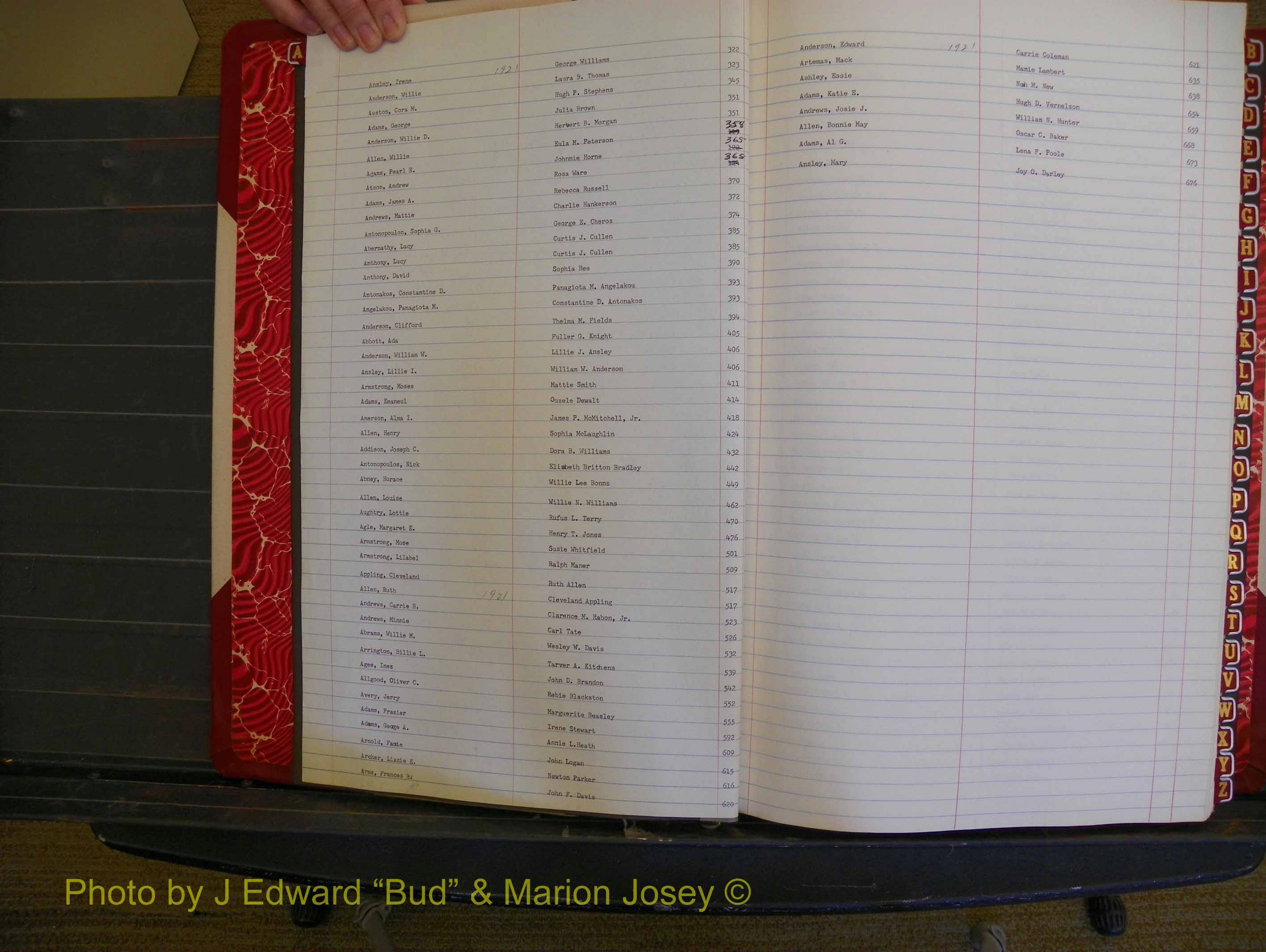 Richmond Marriages, Book OO, 1920-1921 Index A (102).JPG