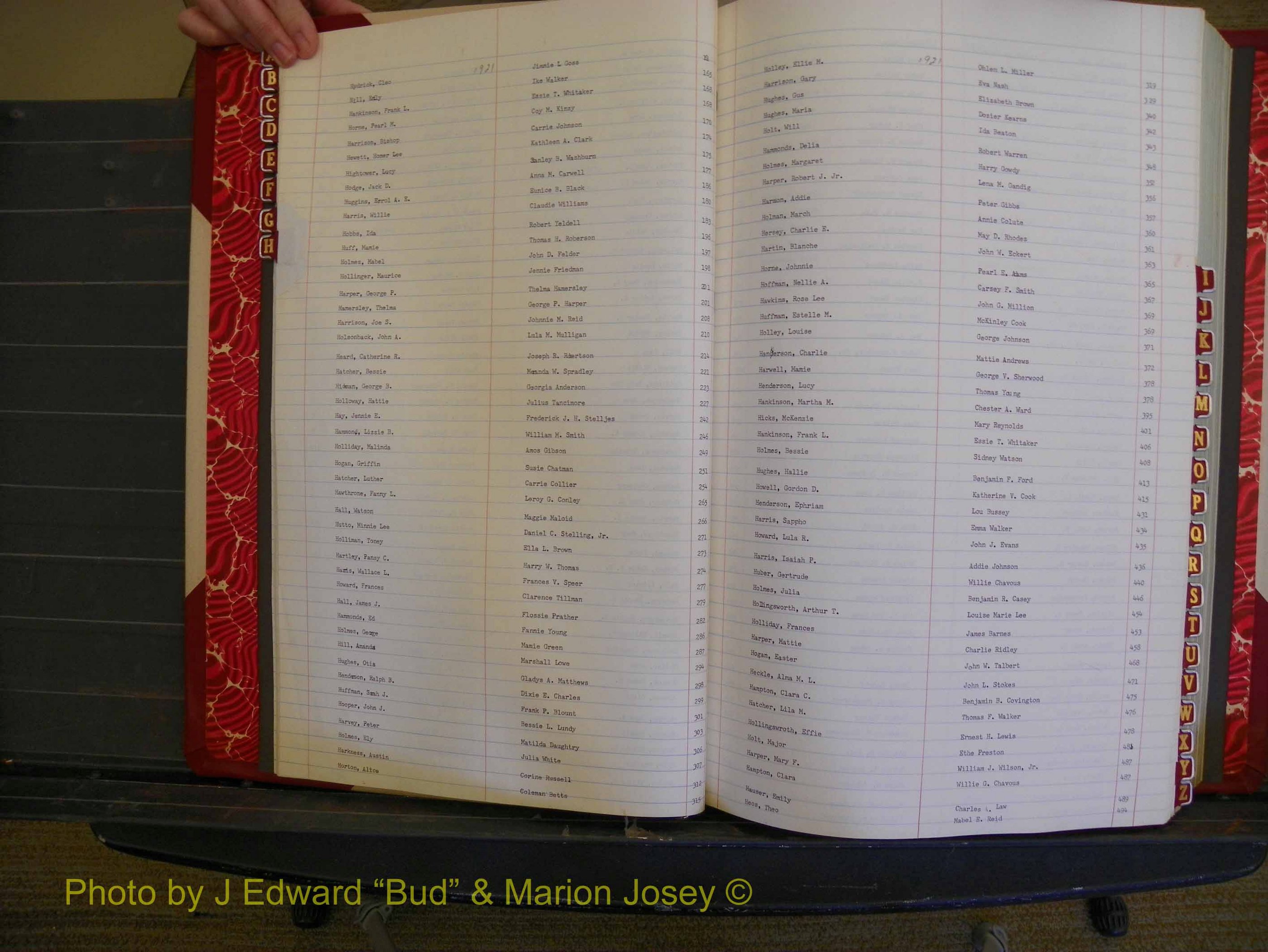 Richmond Marriages, Book OO, 1920-1921 Index H (117).JPG