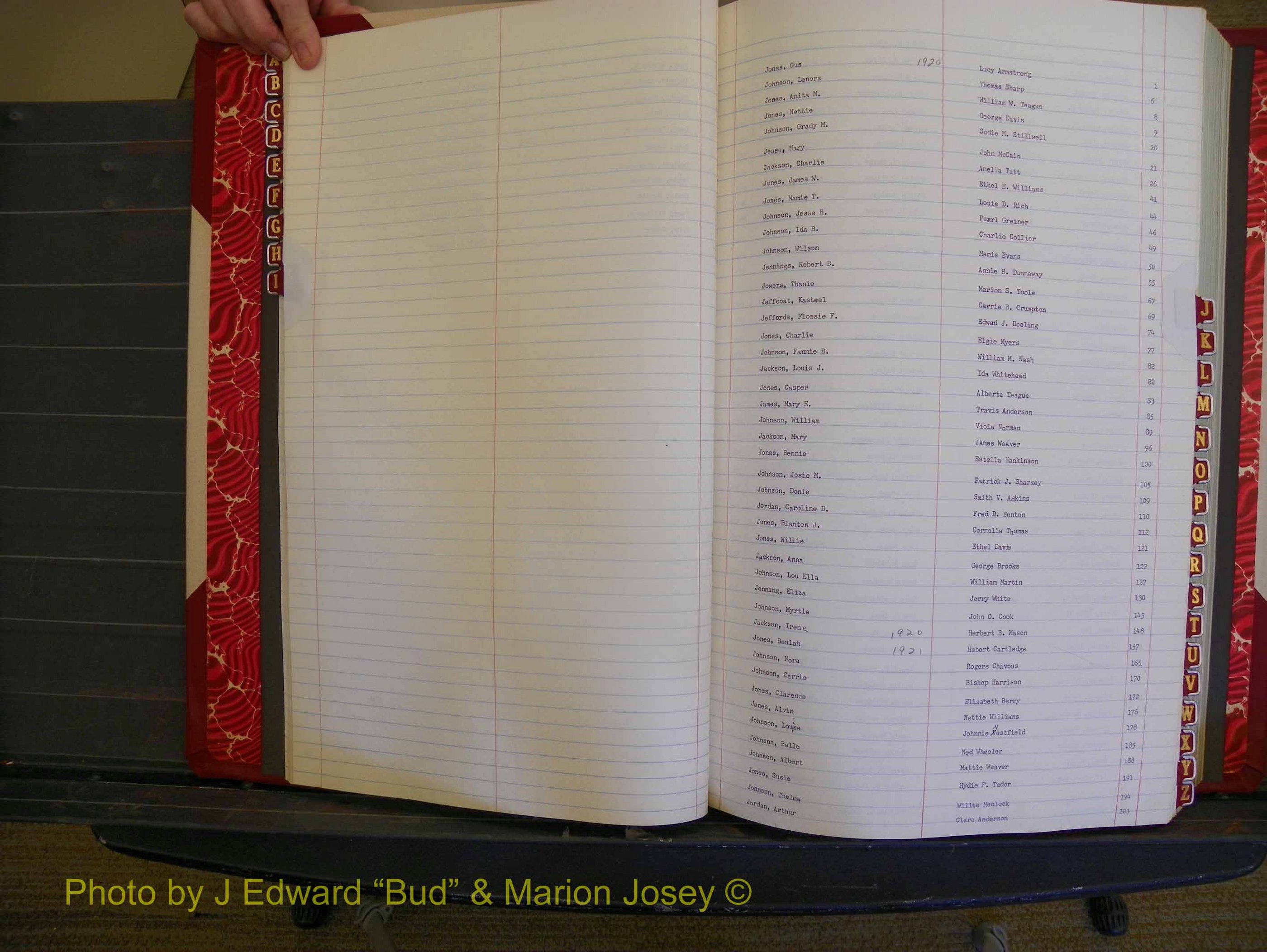 Richmond Marriages, Book OO, 1920-1921 Index J (120).JPG