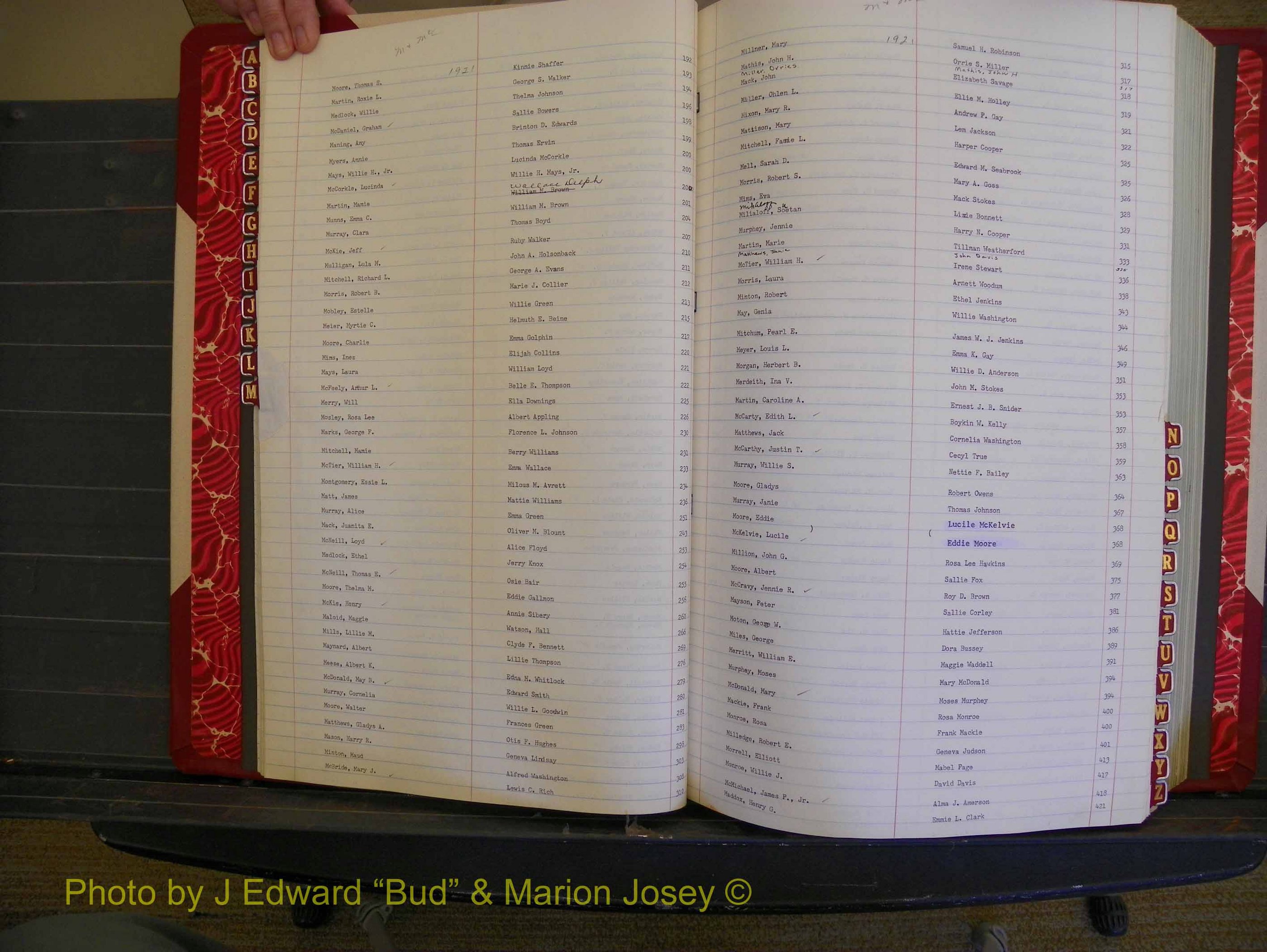 Richmond Marriages, Book OO, 1920-1921 Index M (126).JPG