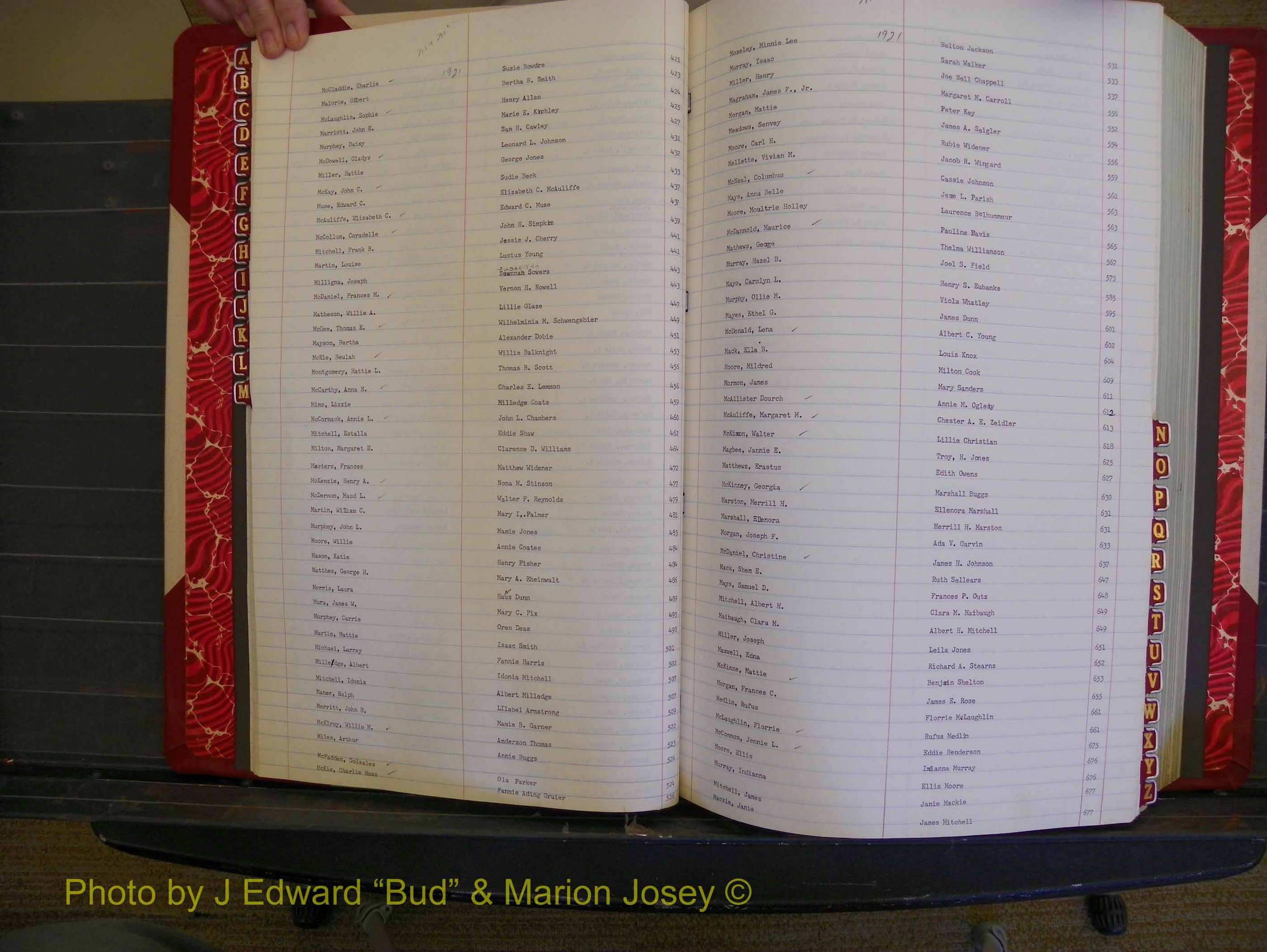 Richmond Marriages, Book OO, 1920-1921 Index M (127).JPG
