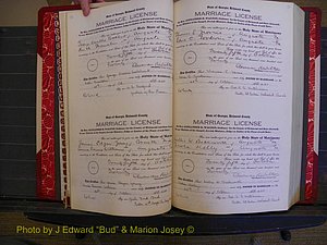 Richmond Marriages, Book OO, 1920-1921 P 036-037.JPG