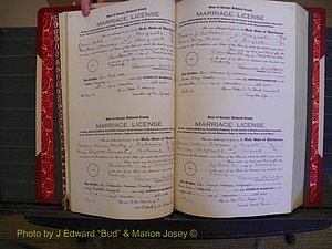 Richmond Marriages, Book OO, 1920-1921 P 064-065.JPG