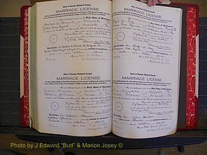 Richmond Marriages, Book OO, 1920-1921 P 622-623.JPG