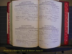 Richmond Marriages, Book OO, 1920-1921 P 632-633.JPG