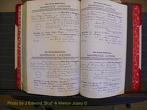 Richmond Marriages, Book OO, 1920-1921 P 654-655.JPG