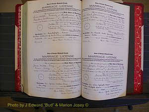 Richmond Marriages, Book OO, 1920-1921 P 670-671.JPG