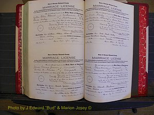 Richmond Marriages, Book OO, 1920-1921 P 678-679.JPG