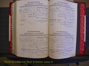 Richmond Marriages, Book OO, 1920-1921 P 684-685.JPG