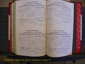 Richmond Marriages, Book OO, 1920-1921 P 686-687.JPG