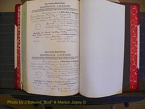 Richmond Marriages, Book OO, 1920-1921 P 696.JPG