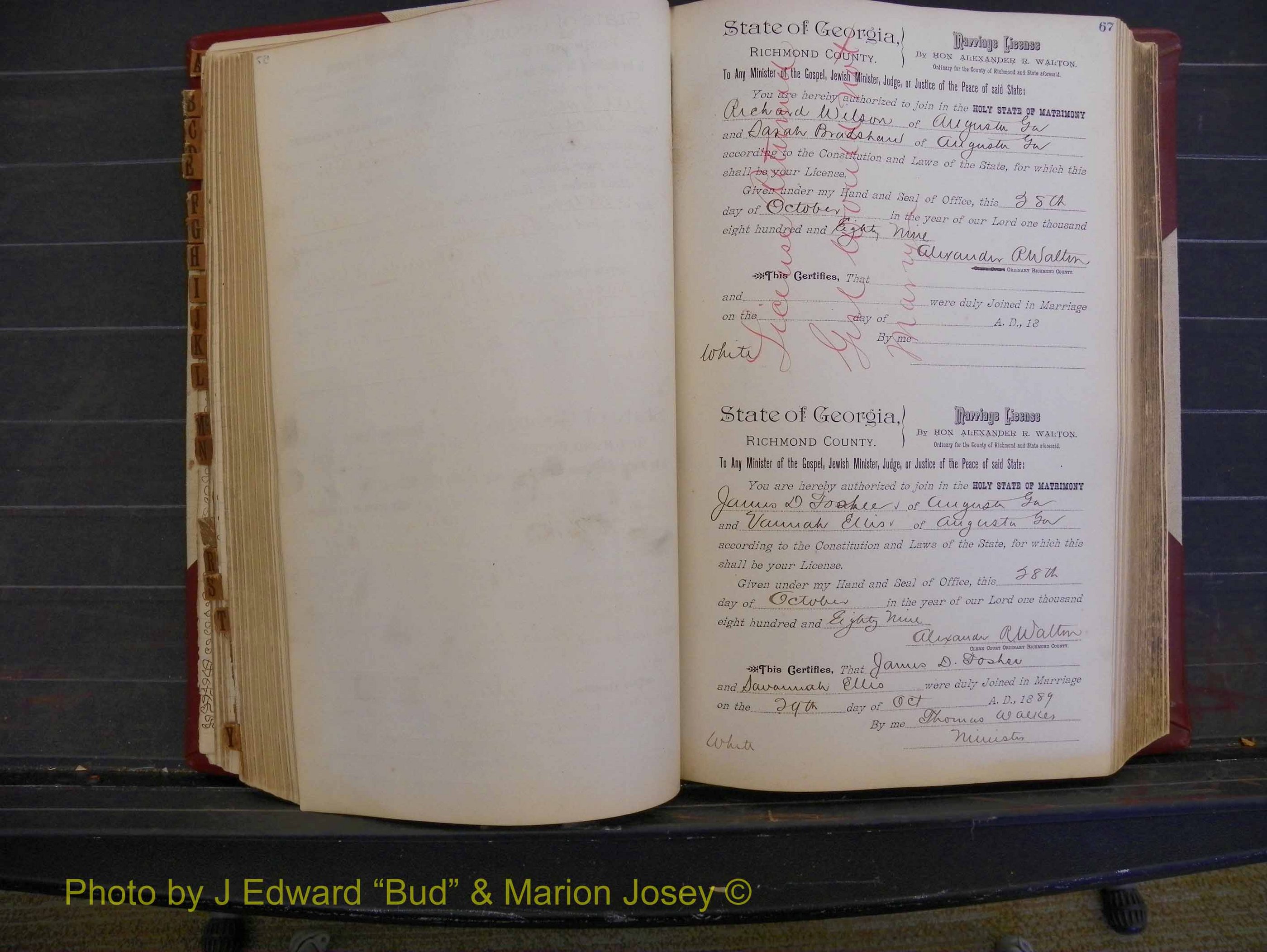 Richmond Marriages, Book Q, 1887-1890 P 067.JPG