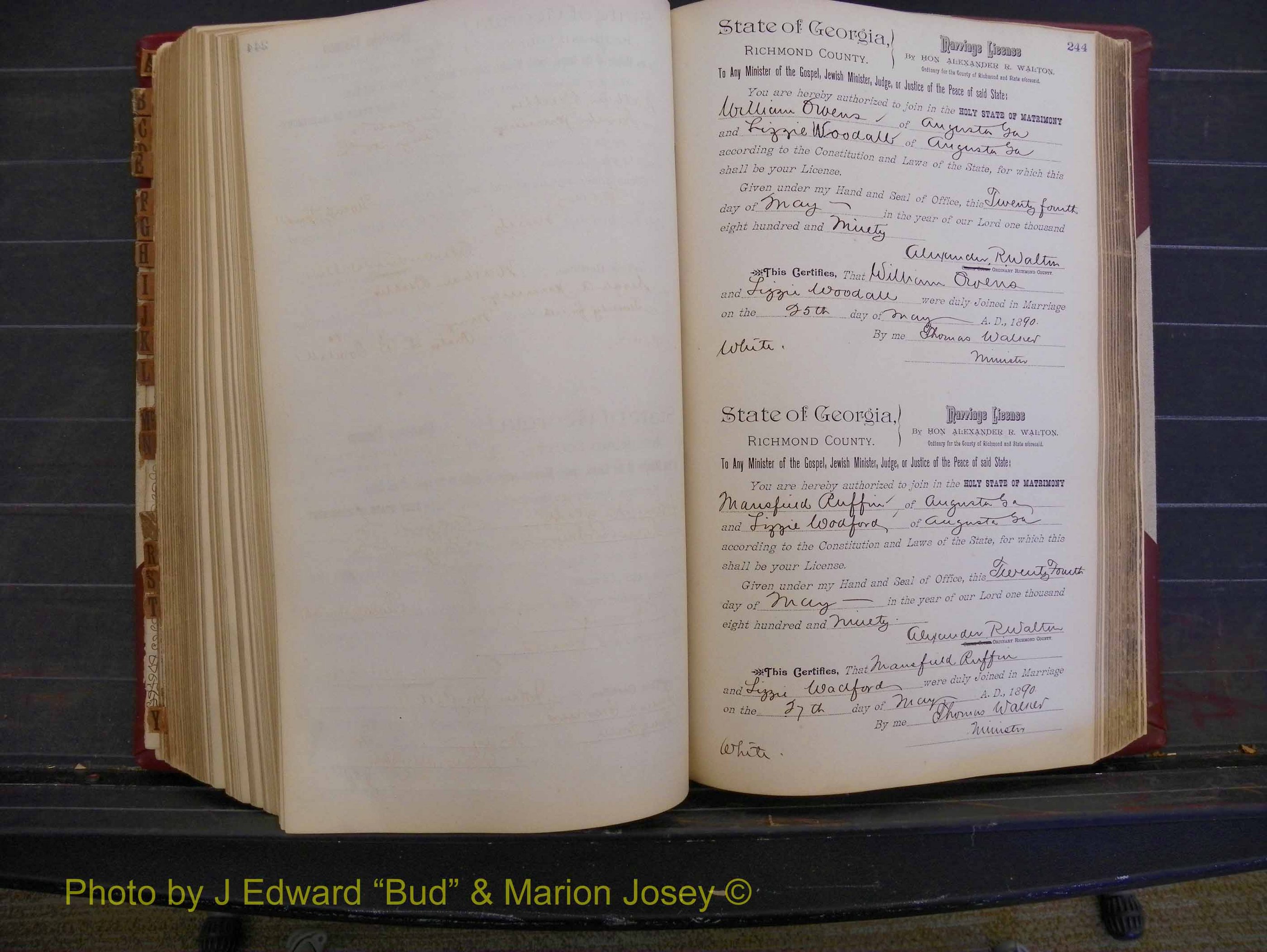 Richmond Marriages, Book Q, 1887-1890 P 244.JPG
