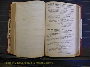 Richmond Marriages, Book R, 1887-1892 P 156.JPG