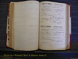 Richmond Marriages, Book R, 1887-1892 P 157.JPG