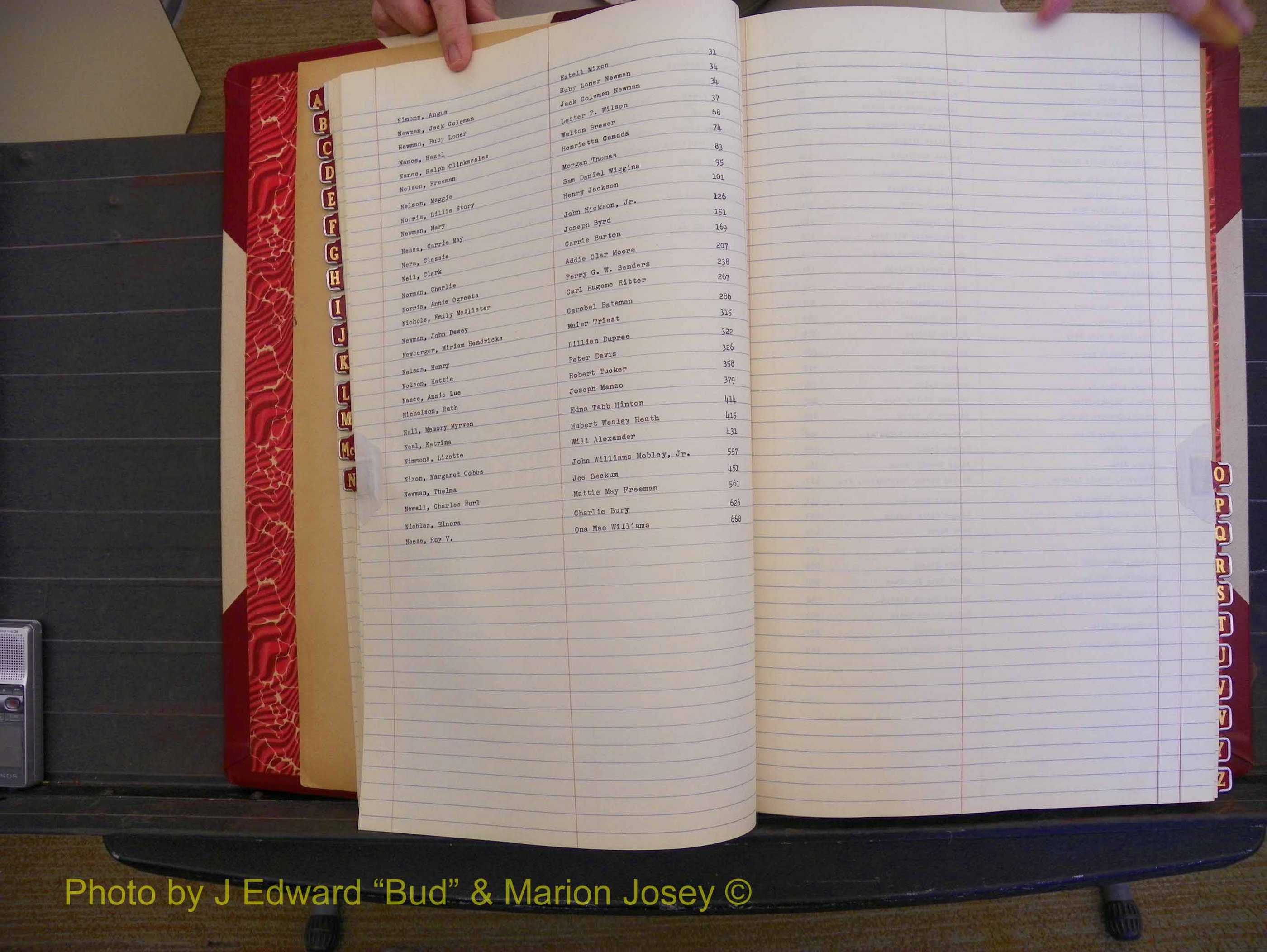 Richmond Marriages, Book RR, 1924-1927 Index N (127).JPG