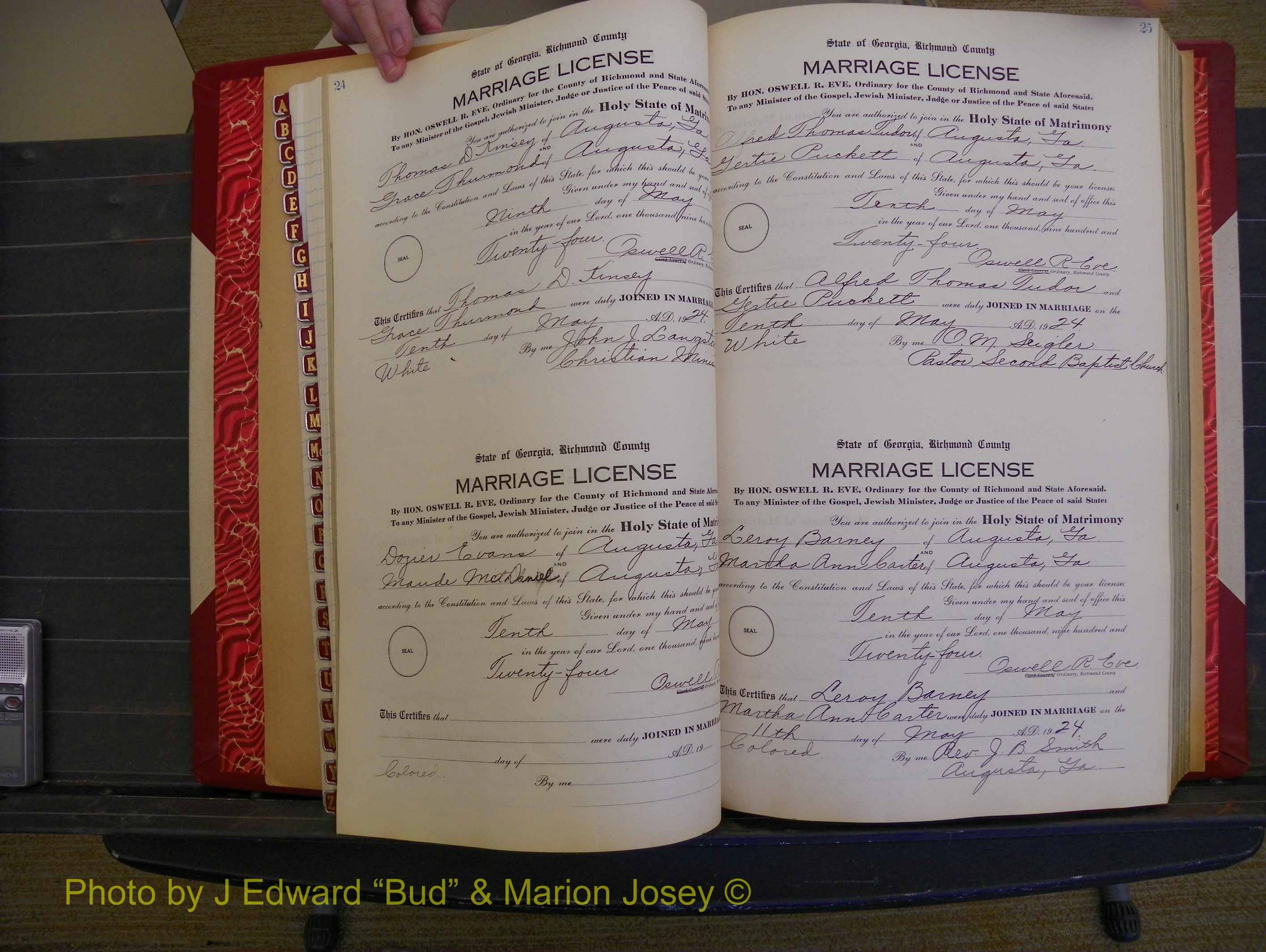 Richmond Marriages, Book RR, 1924-1927 P 024-025.JPG