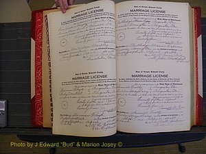 Richmond Marriages, Book RR, 1924-1927 P 002-003.JPG