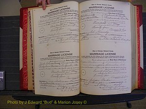 Richmond Marriages, Book RR, 1924-1927 P 034-035.JPG