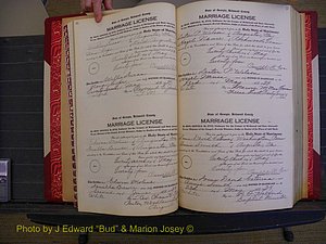 Richmond Marriages, Book RR, 1924-1927 P 036-037.JPG