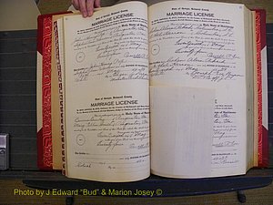 Richmond Marriages, Book RR, 1924-1927 P 044a-045a.JPG