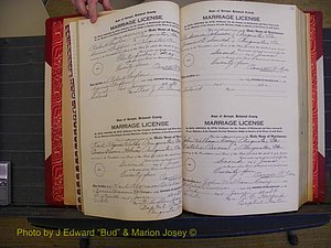 Richmond Marriages, Book RR, 1924-1927 P 054-055.JPG