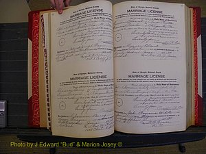 Richmond Marriages, Book RR, 1924-1927 P 084-085.JPG