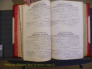 Richmond Marriages, Book RR, 1924-1927 P 104-105.JPG