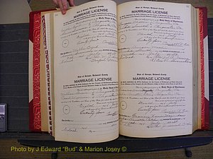 Richmond Marriages, Book RR, 1924-1927 P 116-117.JPG
