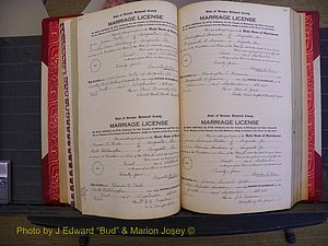 Richmond Marriages, Book RR, 1924-1927 P 180-181.JPG